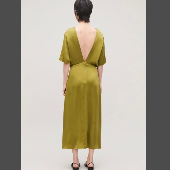 NWT COS size 2 silk, backless dress - Picture 3 of 5
